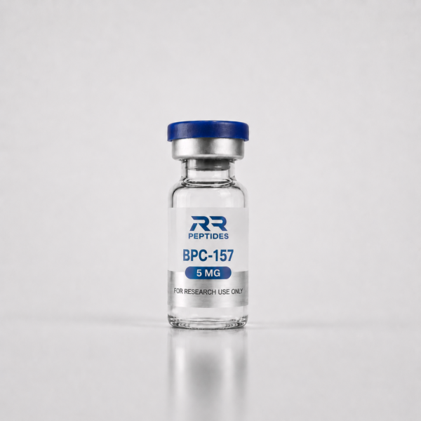 bpc-157 5mg research peptide vial for laboratory research use