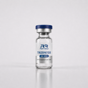 tirzepatide 10mg research peptide vial for laboratory research use